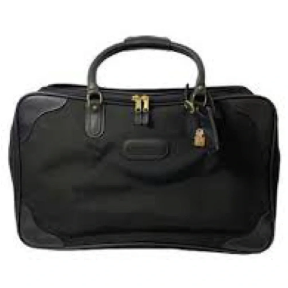 Coach Boston Vintage 1995 Black Triple Level Carryall Suitcase Made in the USA!